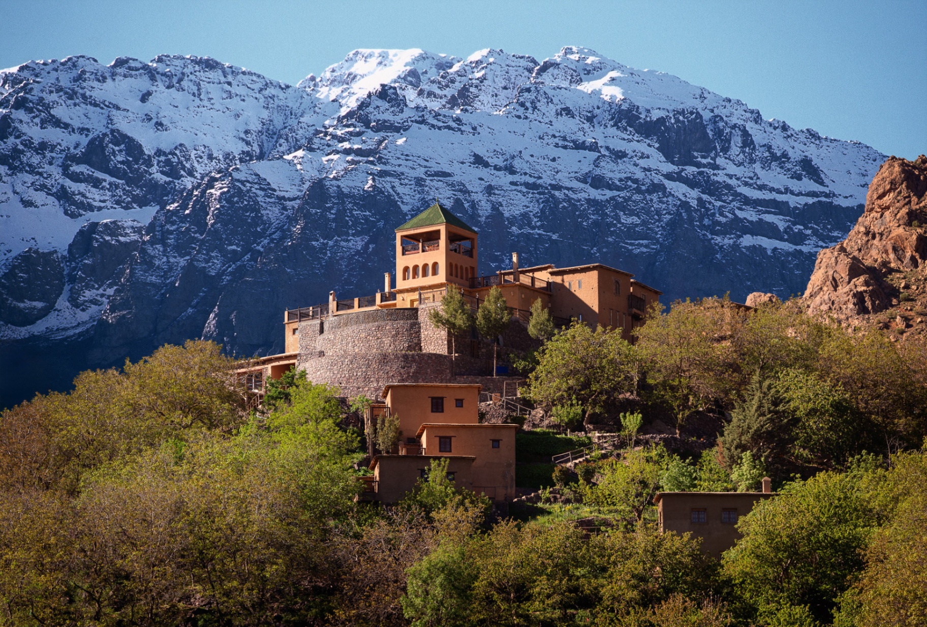 Kasbah du Toubkal in the High Atlas Mountains
