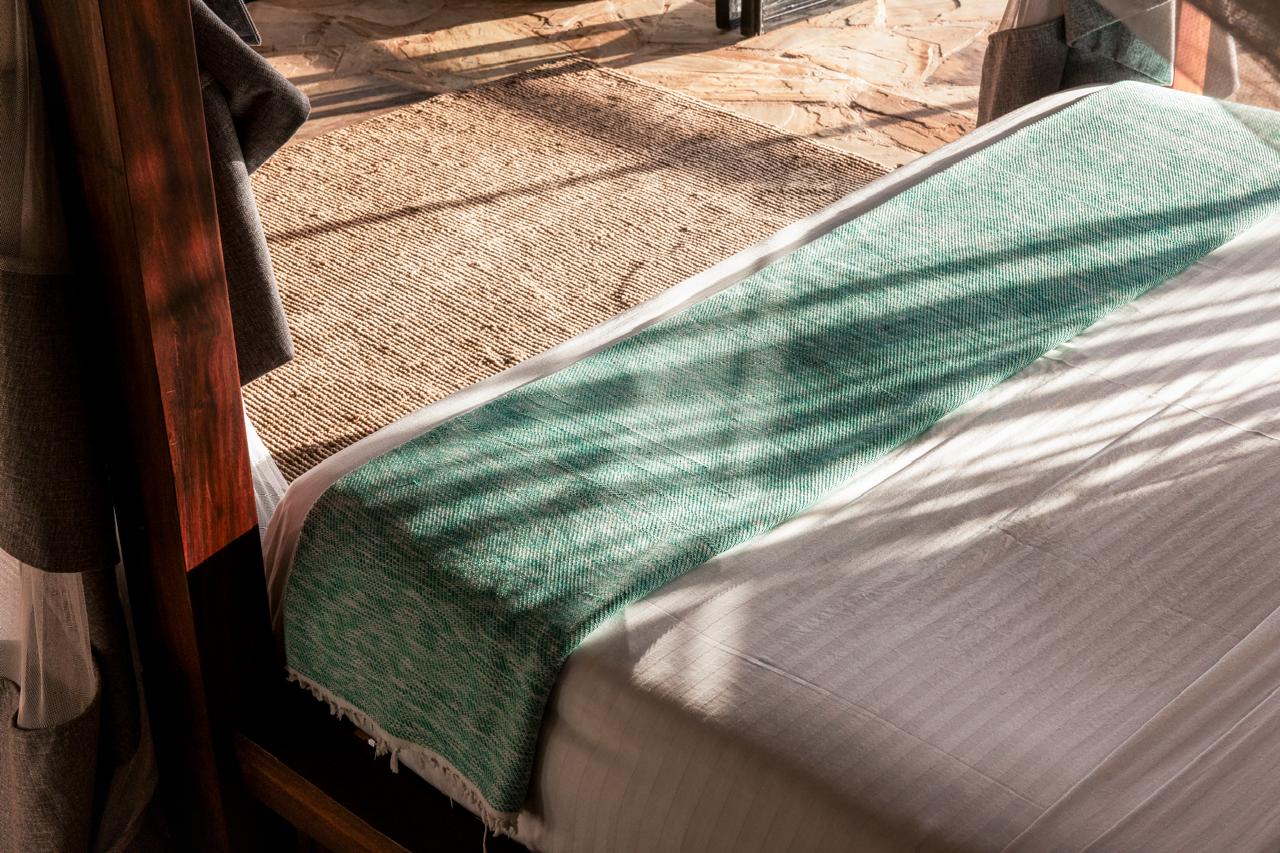 Locally crafted bed linens and textiles
